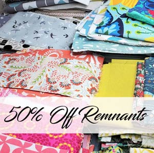 50% Off Remnants