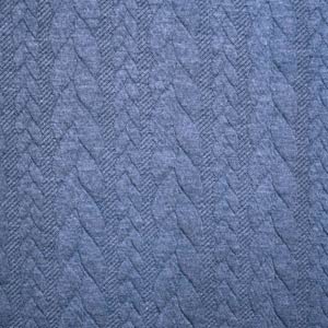 Cable Knitted Heavy Winter Jersey Fabric