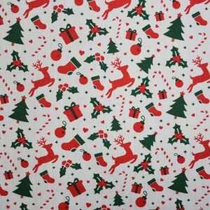 Polycotton Christmas Fabrics