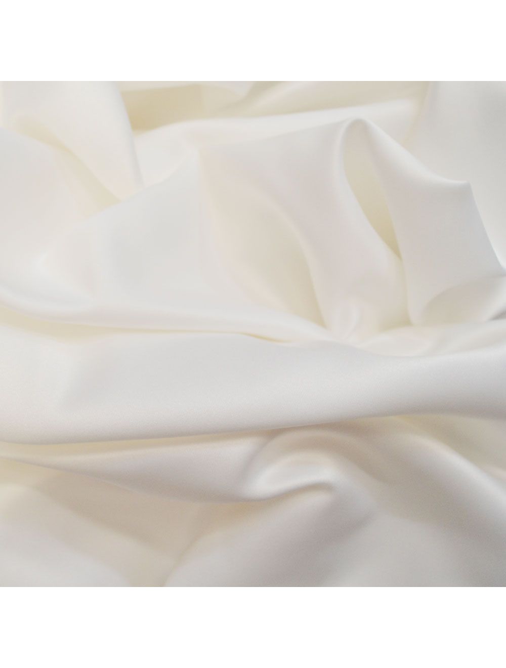 Pale Ivory Medium Weight Duchess Satin Fabric | Fabrics | Calico Laine