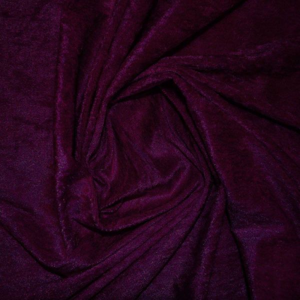 Grape Crushed Velvet Fabric, UK Fabric Supplier