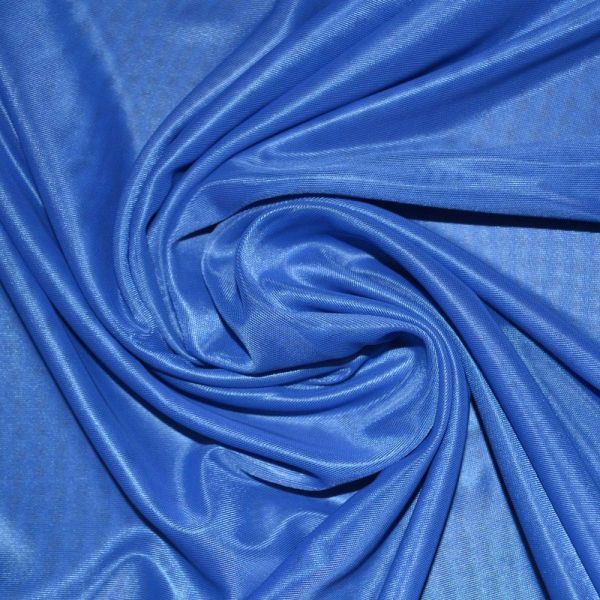 Mid Blue Stretch Dress Lining Fabric