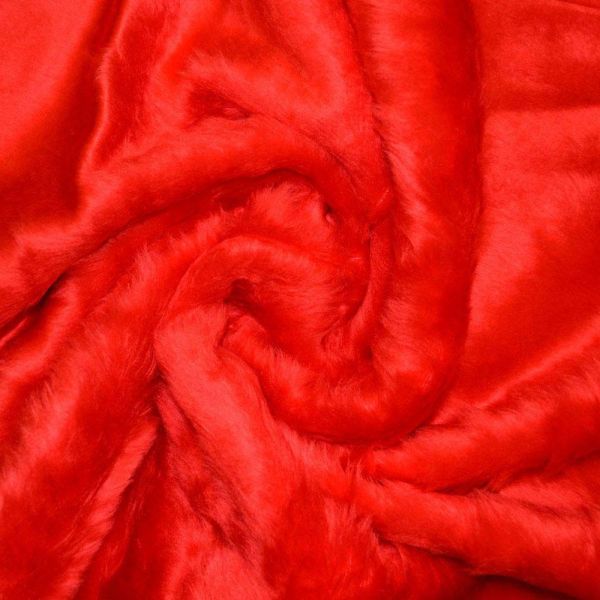 Red Faux Fur Fabric, Fur Fabrics