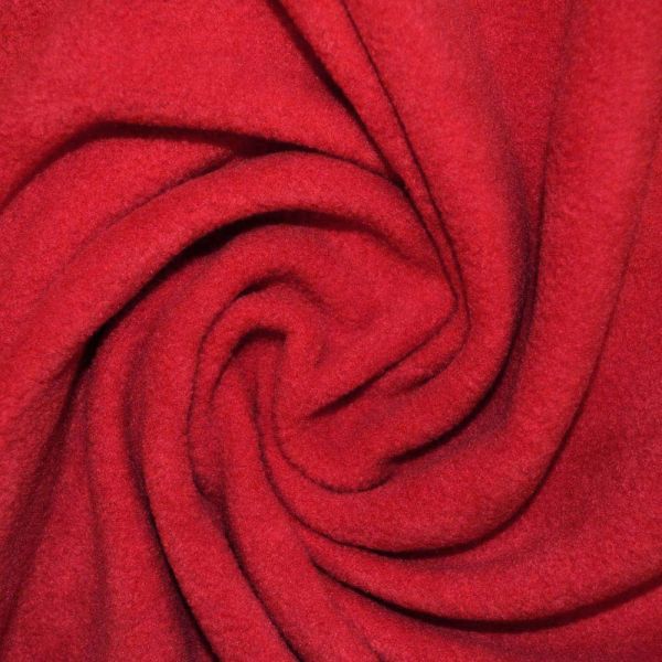 Red Luxury Fleece Fabric, Buy Fabrics Online