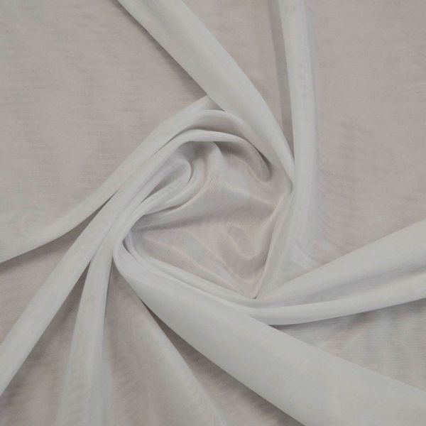 White Stretch Dress Lining Fabric, UK Fabric Supplier