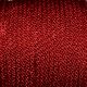 4mm Red Lacing Cord Close