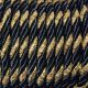 7mm Black and Gold Lurex Rayon Cord