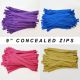 Bright Royal Bulk Buy Concealed Zips 8