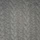 Anthracite Luxury Cable Knitted Heavy Jersey Fabric