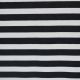 Black and White Stripe Fabric Flat