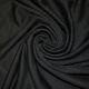 Black Double Knit Jersey Fabric (CO)