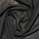 Black Fire Retardant Egyptian Cotton Muslin Fabric Crinkled