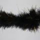 Black/Gold Marabou String With Tinsel