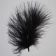 Black Small Marabou Feather