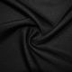 Black Textured Polyester Twill Fabric