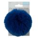 Blue Faux Fur Pom Pom (TTPOM12)