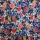 Blue Floral Cotton Poplin Fabric (JLC0571)