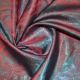 Blue/Red Jacquard Lining Fabric Crinkled