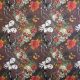 Brown Day Of The Dead Cotton Print Fabric (CC165)