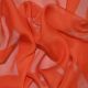 Burnt Orange Cationic Chiffon Fabric