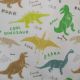 Cool Dinosaur Polycotton Print Fabric