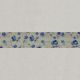 Cream/Blue Floral Bias Binding Roll (2334)