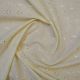 Cream Broderie Anglaise Fabric (5 Hole) Crinkled