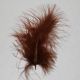 Dark Brown Small Marabou Feather