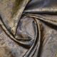 Dark Gold/Gold Jacquard Lining Fabric Crinkled