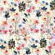 Digitally Printed Floral Cotton Canvas Fabric (JLC0673)