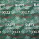 Green Jolly Cotton Christmas Fabric P384