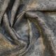 Grey/Black Jacquard Lining Fabric Crinkled