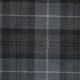 Grey/Black Tartan Fabric