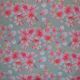 Grey Cherry Blossom Cotton Spandex Jersey Fabric JLJ364