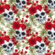 Ivory Day Of The Dead Cotton Print Fabric