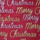 Red Merry Christmas Fabric JLX0109
