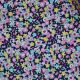 Navy/Pink Floral Cotton Poplin Fabric (CP0833)