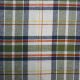 Olive Brushed Cotton Check Fabric