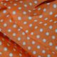 5mm Orange Spot Polycotton Print Fabric