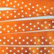 Orange Delight Berisfords Polka Dot Ribbon (42)
