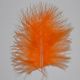 Orange Small Marabou Feather