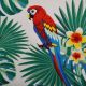 Parrots Cotton Poplin Fabric