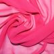 Pink High Quality Crepe Chiffon Fabric (Col 43)
