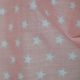 Pink Stars Polycotton Print Fabric