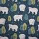 Polar Bear Digitally Printed Fabric (RHDX0035)