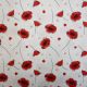Poppy Fields Love Poppies Craft Cotton Fabric (2828)