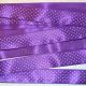 Purple Berisfords Micro Dot Ribbons (19)