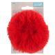 Red Faux Fur Pom Pom (TTPOM12)