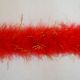 Red/Gold Marabou String With Tinsel