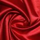 Red Satin Back Dupion Fabric